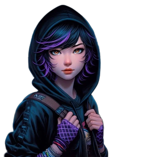 jacket, staff, weapon, face transparent PNG cut-out