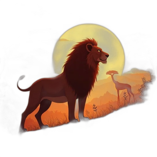 animal, fantasy art, concept art, 3d render transparent PNG cut-out