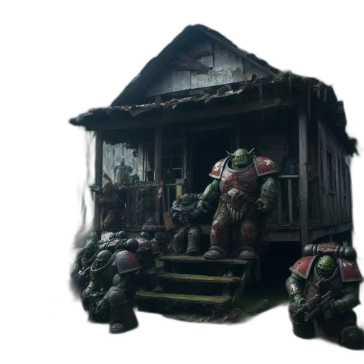 robot, creature, weapon, mask transparent PNG cut-out