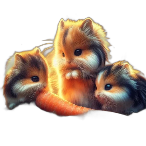 animal, fantasy art, photorealistic, pixel art transparent PNG cut-out