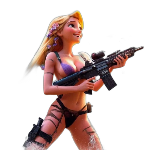 weapon, staff, concept art, 3d render transparent PNG cut-out