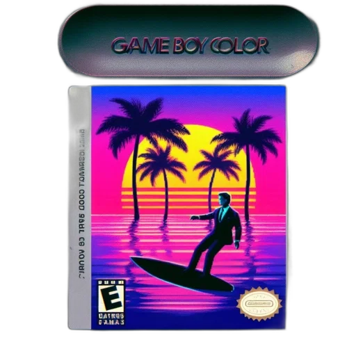 vaporwave, pixel art, concept art, cyberpunk transparent PNG cut-out