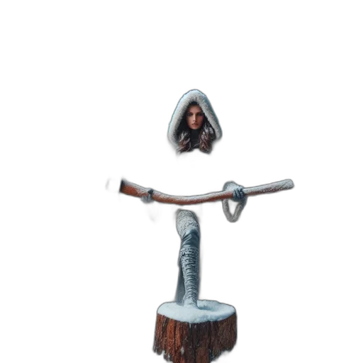 staff, sword, weapon, robot transparent PNG cut-out