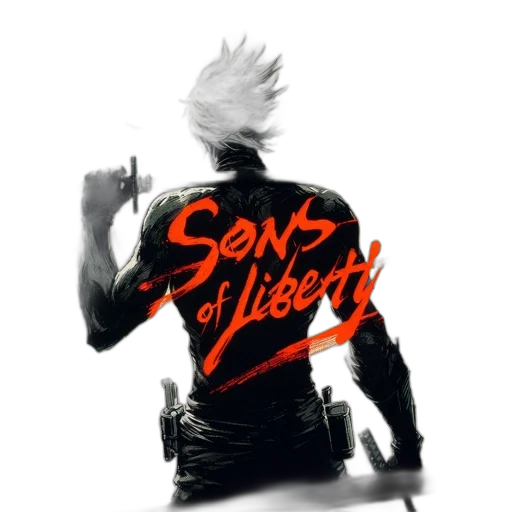 weapon, jacket, concept art, comic book art transparent PNG cut-out