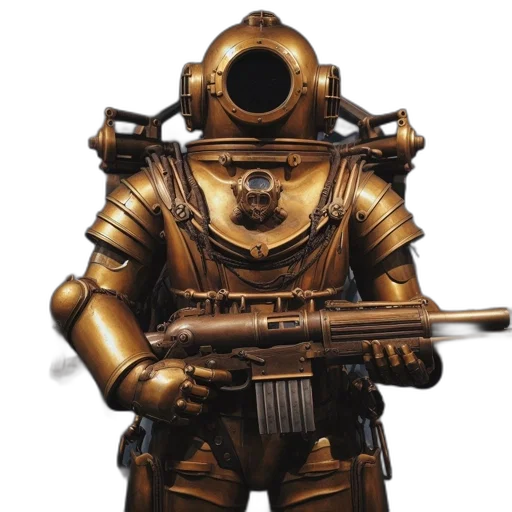 robot, weapon, staff, concept art transparent PNG cut-out