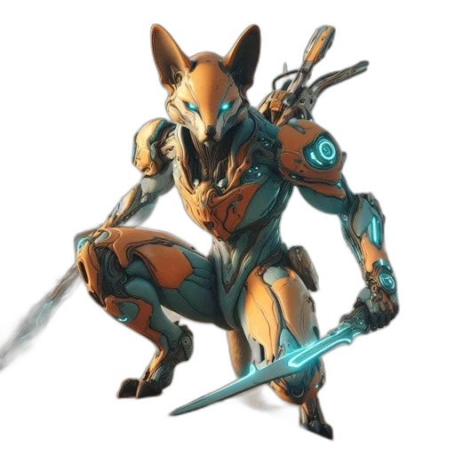 weapon, staff, animal, robot transparent PNG cut-out