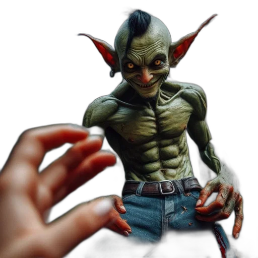 creature, concept art, 3d render, photorealistic transparent PNG cut-out