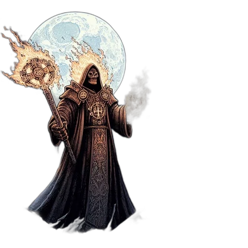 staff, concept art, fantasy art, comic book art transparent PNG cut-out