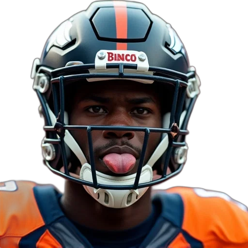 face, mask, broncos, football transparent PNG cut-out