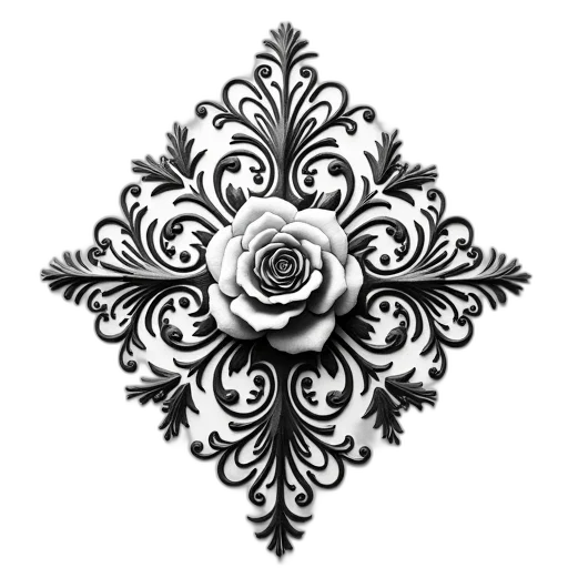 crown, jewelry, flower, staff transparent PNG cut-out