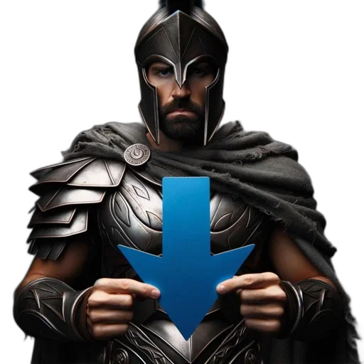 sword, ancient, warrior, wearing transparent PNG cut-out