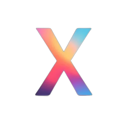 colorful, neon, logo, apple transparent PNG cut-out