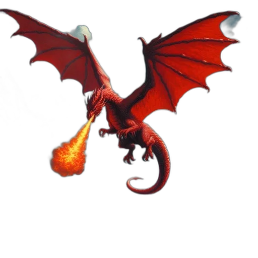 dragon, staff, weapon, creature transparent PNG cut-out