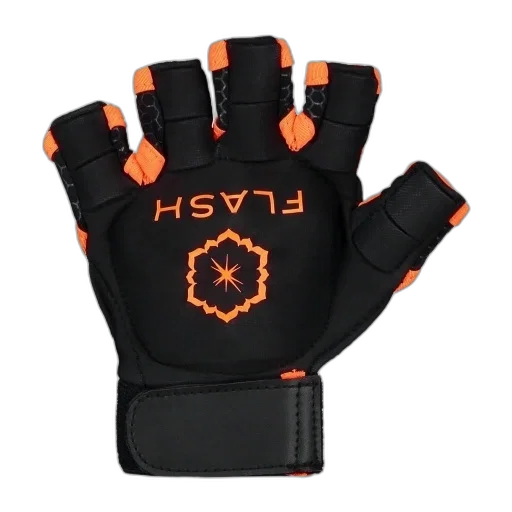 cyberpunk, black, orange, glove transparent PNG cut-out