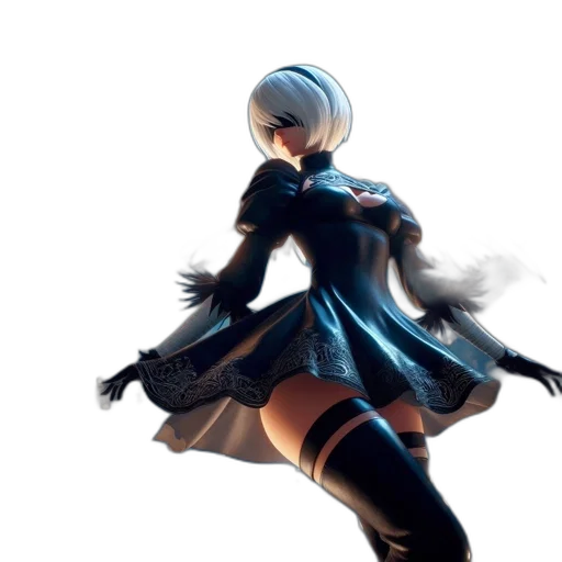 dress, staff, weapon, concept art transparent PNG cut-out