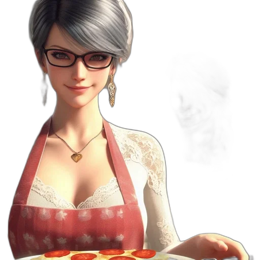 food, dress, concept art, photorealistic transparent PNG cut-out