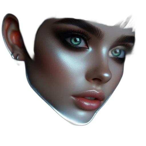 face, mask, jewelry, robot transparent PNG cut-out