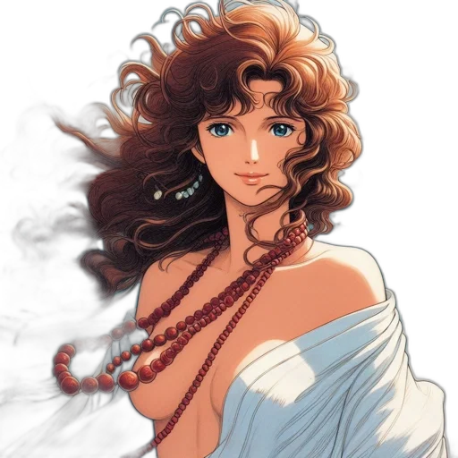 dress, jewelry, fantasy art, comic book art transparent PNG cut-out