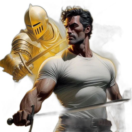 sword, concept art, comic book art, fantasy art transparent PNG cut-out