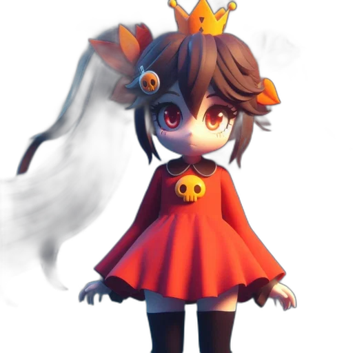crown, staff, dress, mask transparent PNG cut-out
