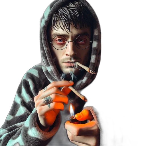 face, jacket, mask, fantasy art transparent PNG cut-out