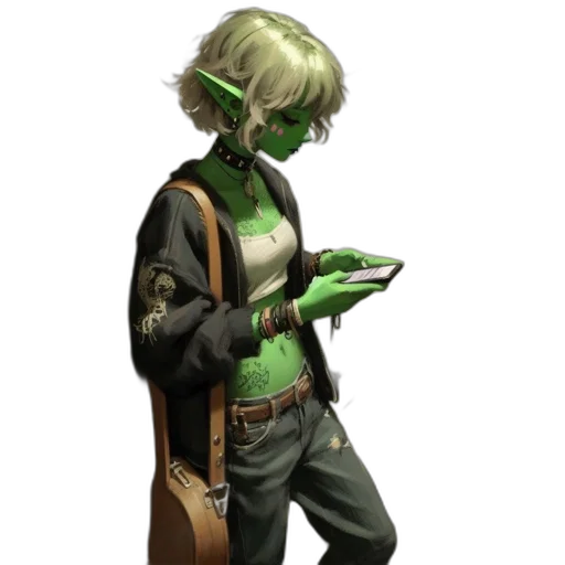 jacket, staff, mask, weapon transparent PNG cut-out