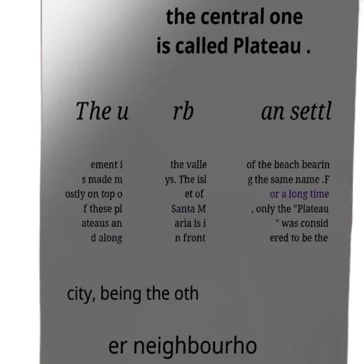 central, one, called, plateau transparent PNG cut-out