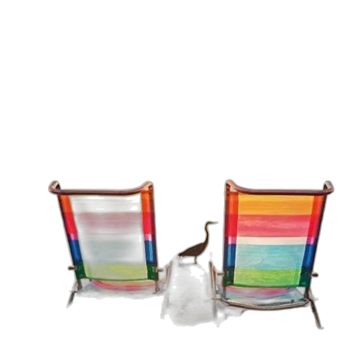 furniture, umbrella, 3d render, beach transparent PNG cut-out