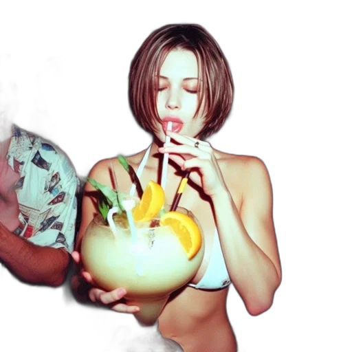 food, photorealistic, concept art, vaporwave transparent PNG cut-out
