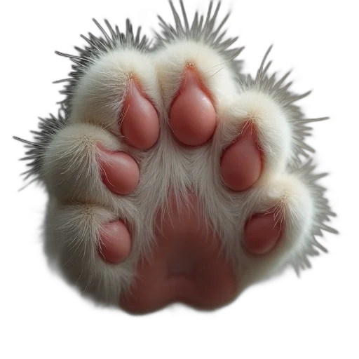 animal, creature, hair, 3d render transparent PNG cut-out