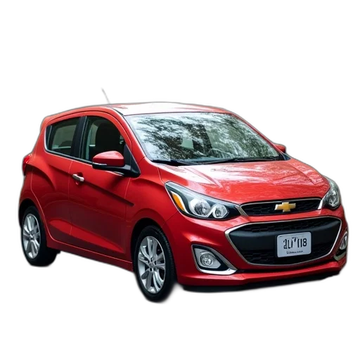 car, 2016, chevrolet, spark transparent PNG cut-out