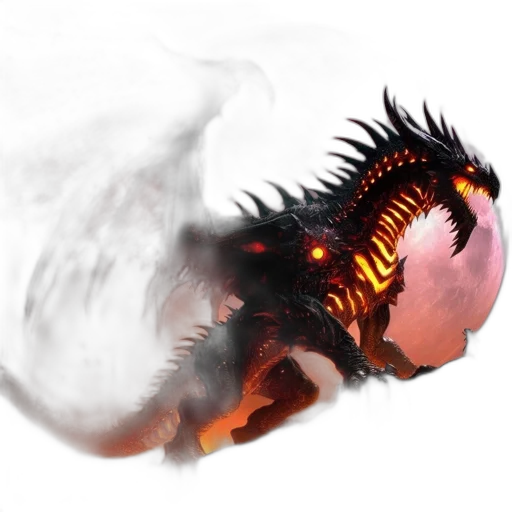 dragon, creature, mask, animal transparent PNG cut-out