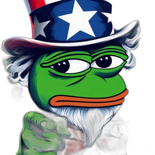 hat, anthropomorphic, frog, wearing transparent PNG cut-out