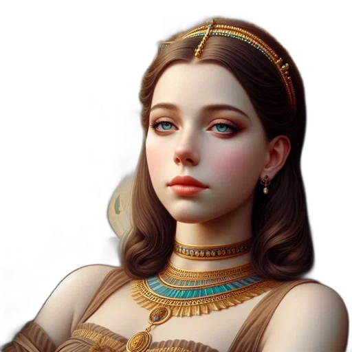 jewelry, crown, face, fantasy art transparent PNG cut-out