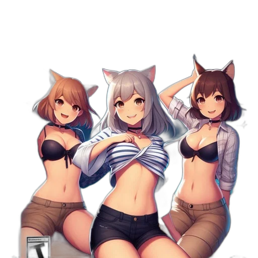 staff, animal, dress, robot transparent PNG cut-out