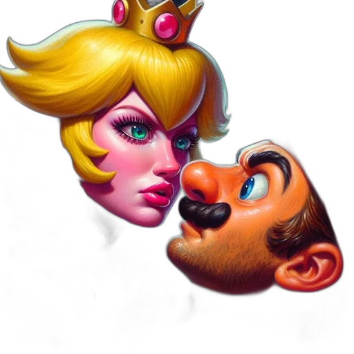 crown, face, mask, concept art transparent PNG cut-out