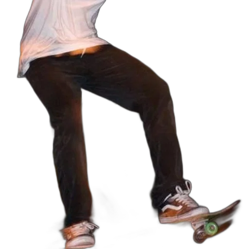 shoes, creature, staff, jacket transparent PNG cut-out