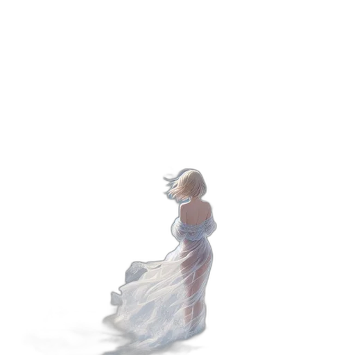 dress, crown, robot, creature transparent PNG cut-out