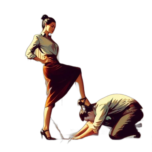 staff, shoes, photorealistic, concept art transparent PNG cut-out