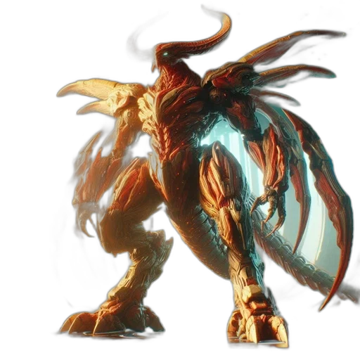 dragon, creature, animal, robot transparent PNG cut-out