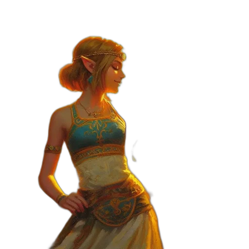 dress, crown, concept art, fantasy art transparent PNG cut-out