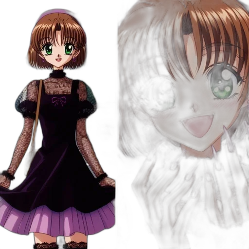 dress, concept art, anime, photorealistic transparent PNG cut-out