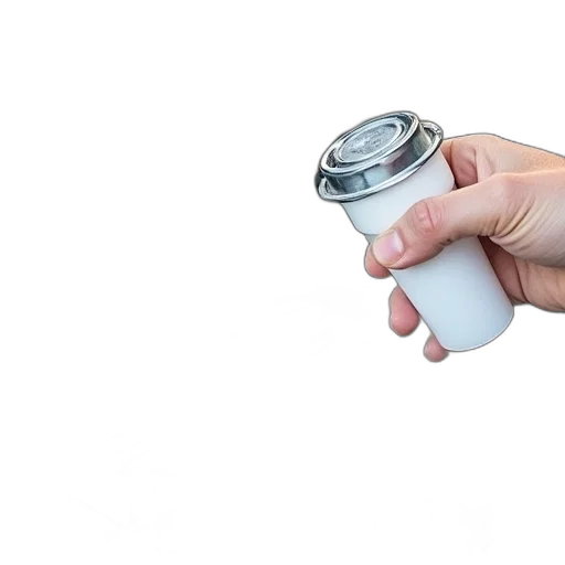 bottle, weapon, robot, 3d render transparent PNG cut-out