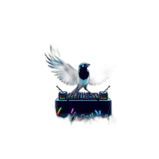 robot, animal, staff, pixel art transparent PNG cut-out