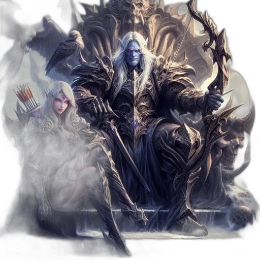 staff, fantasy art, concept art, comic book art transparent PNG cut-out