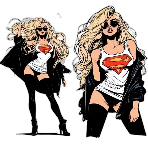 comic book art, cartoon, concept art, fantasy art transparent PNG cut-out