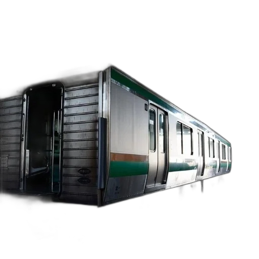 3d render, concept art, train, car transparent PNG cut-out