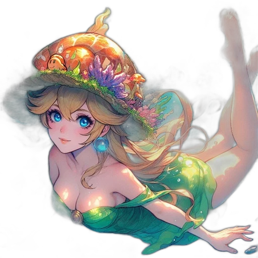 crown, dress, hat, creature transparent PNG cut-out