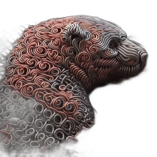creature, animal, mask, hair transparent PNG cut-out