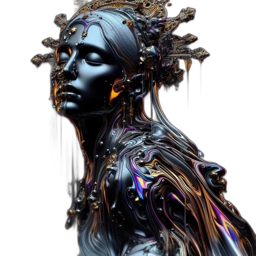 robot, crown, jewelry, face transparent PNG cut-out